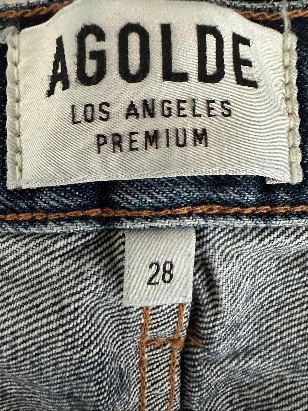 Agolde Parker Vintage Style Cut Off Shorts. Size 28.